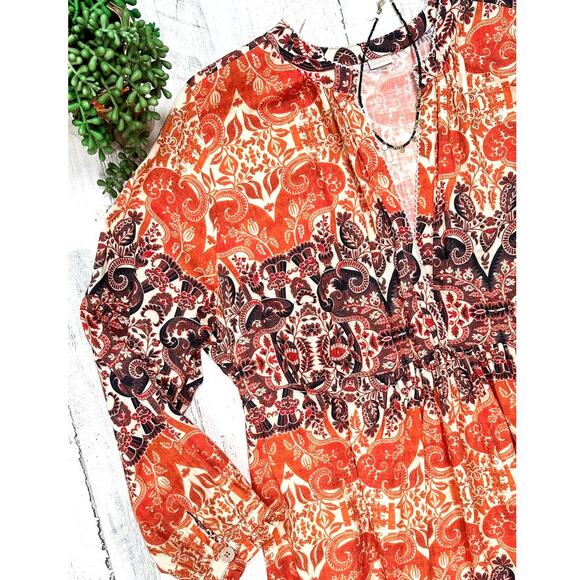 **SOLD** agua Bendita for Anthropologie Elaina Midi Dress (1X) - Picture 9 of 11